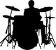 Drummer Wall Decal