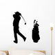 Golfer Wall Decal
