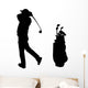 Golfer Wall Decal