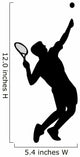 Tennis Player Wall Decal Design 2