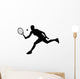 Tennis Player Wall Decal Design 1
