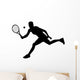 Tennis Player Wall Decal Design 1