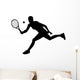 Tennis Player Wall Decal Design 1