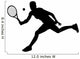 Tennis Player Wall Decal Design 1