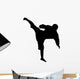 Karate Silhouette Wall Decal