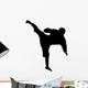 Karate Silhouette Wall Decal