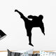 Karate Silhouette Wall Decal