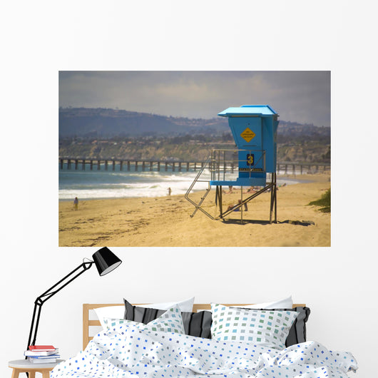 San Clemente Lifeguard Tower Wall Decal