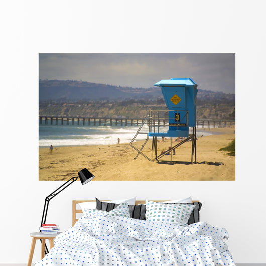San Clemente Lifeguard Tower Wall Decal
