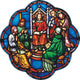 Jesus as Boy Temple Wall Decal