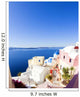 Santorini Greek Island Scene Wall Decal