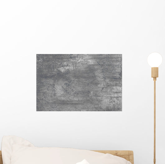 Silver Rust Metal Wall Decal