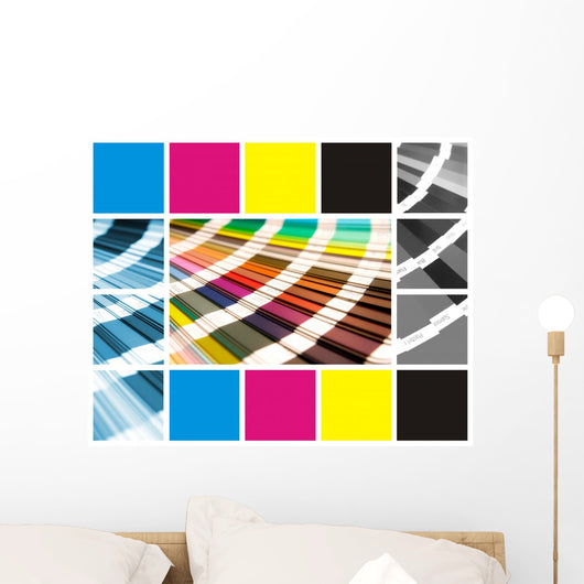 Collage Color Cmyk Wall Decal