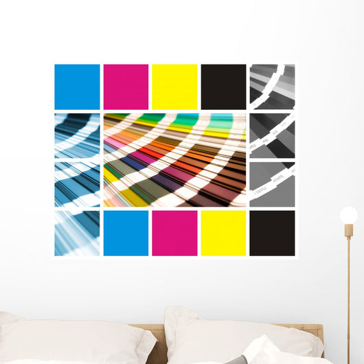 Collage Color Cmyk Wall Decal