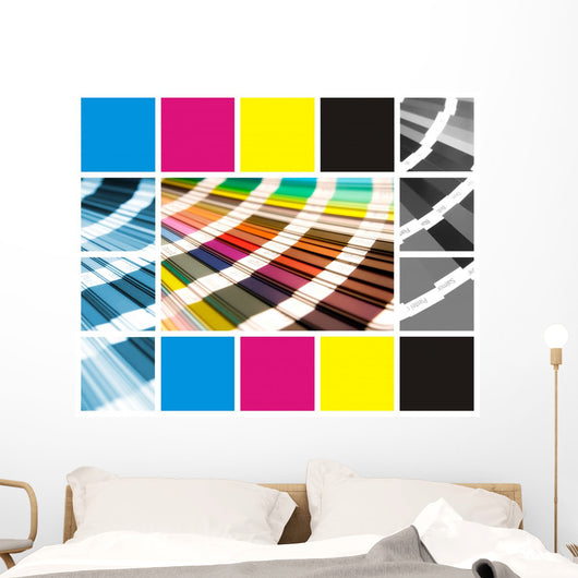 Collage Color Cmyk Wall Decal