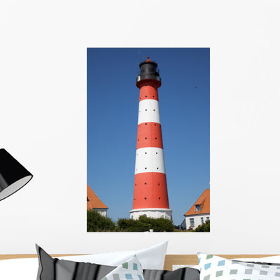 Leuchtturm Wall Decal shown on a wall