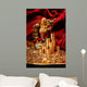 Laughing Buddha with Golden Wall Decal