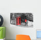 British Phone Box and Wall Decal