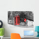 British Phone Box and Wall Decal