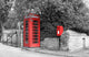 British Phone Box and Wall Decal