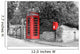 British Phone Box and Wall Decal