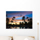 Caribbean Dream Vacation Palms Wall Decal
