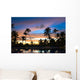 Caribbean Dream Vacation Palms Wall Decal