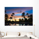 Caribbean Dream Vacation Palms Wall Decal