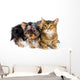 Puppy and Cat Studio Wall Decal Design 1