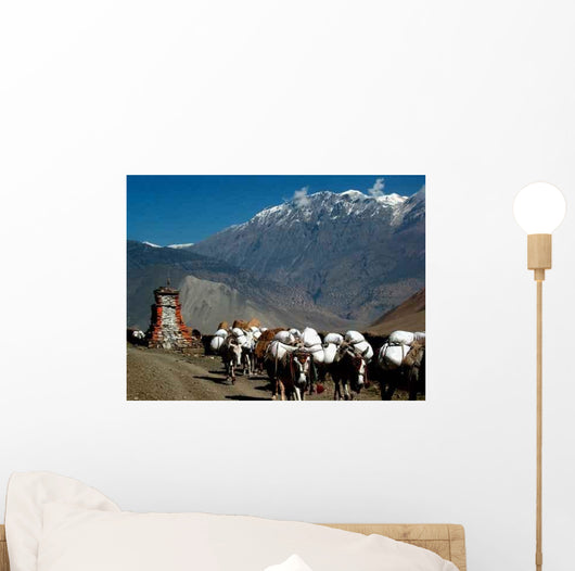Donkey Caravan Wall Decal