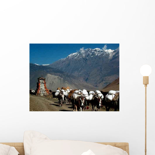 Donkey Caravan Wall Decal