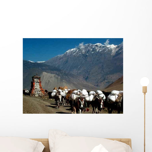 Donkey Caravan Wall Decal