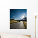 Asphalt Country Road Backlit Wall Decal