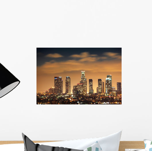 Downtown Los Angeles Skyline Wall Decal