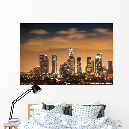 Downtown Los Angeles Skyline Wall Decal