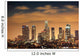 Downtown Los Angeles Skyline Wall Decal