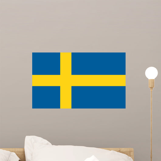 Schweden Sweden Fahne Flag Wall Decal