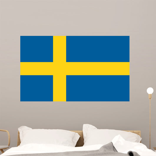 Schweden Sweden Fahne Flag Wall Decal