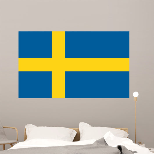 Schweden Sweden Fahne Flag Wall Decal