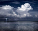 Lightning Storm Sea Wall Decal