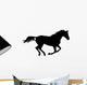 Silhouette Galloping Stallion Wall Decal