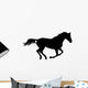 Silhouette Galloping Stallion Wall Decal