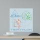 Triathlon Wall Decal
