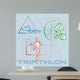 Triathlon Wall Decal