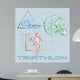 Triathlon Wall Decal