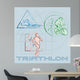Triathlon Wall Decal