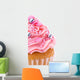 Pink Cupcake Wall Decal Design 2