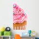 Pink Cupcake Wall Decal Design 2