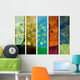 Old Abstract Seasons Tree Wall Decal