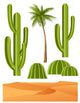 Cactus Set Wall Decal